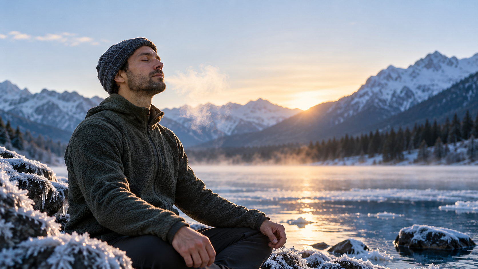 Metodo Wim Hof per principianti con respirazione e freddo